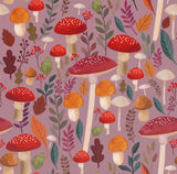 Veer Decor Mushroom Muse Pink Peel & Stick Wallpaper