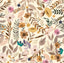 Veer Decor Emilie Floral Sepia Peel & Stick Wallpaper