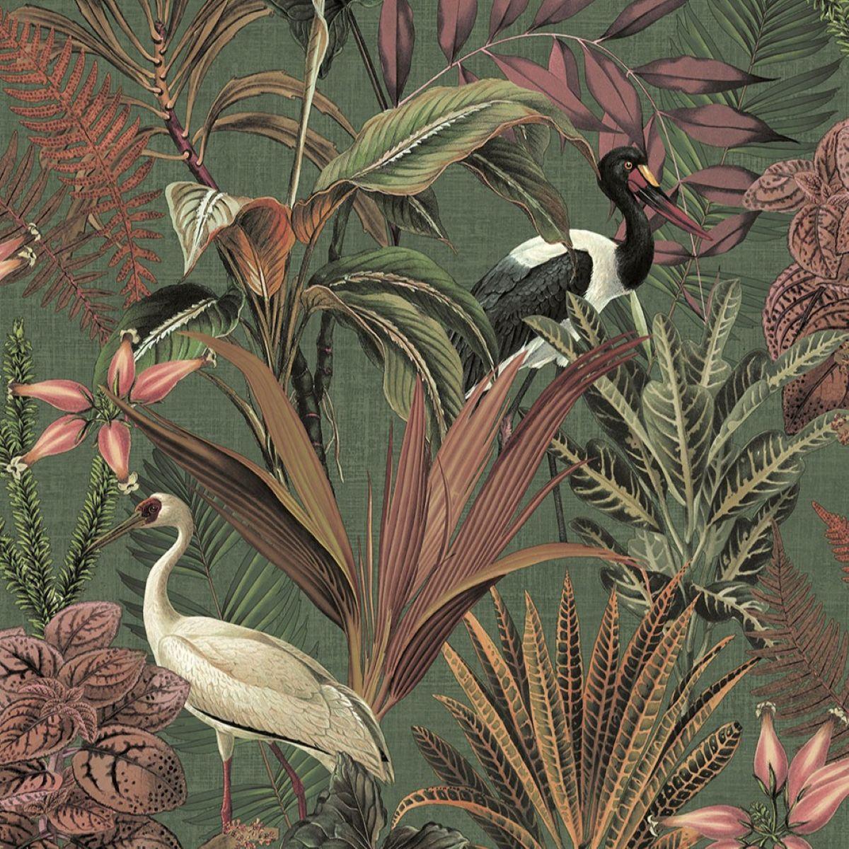 Veer Decor Equator Oasis Green Wallpaper