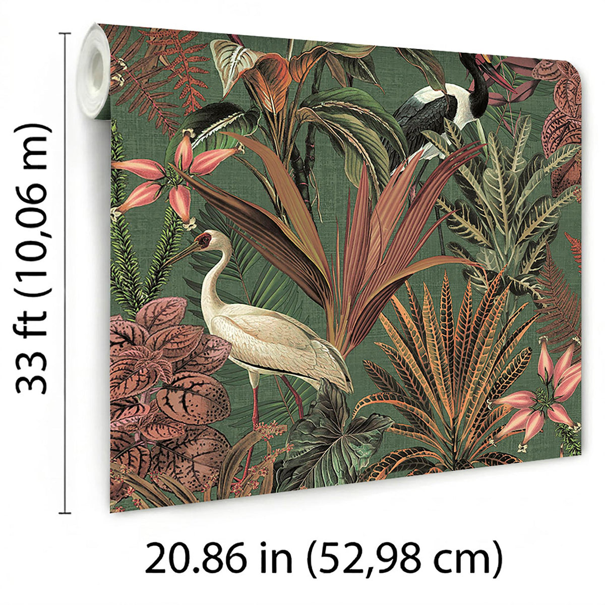 Veer Decor Equator Oasis Green Wallpaper