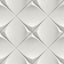 Veer Decor Apex Diamond White Wallpaper