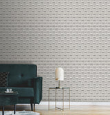 Veer Decor Apex Weave White Wallpaper