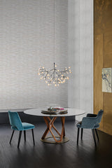 Veer Decor Apex Slat Stone White Wallpaper