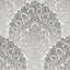 Veer Decor Boho Paisley Grey Wallpaper