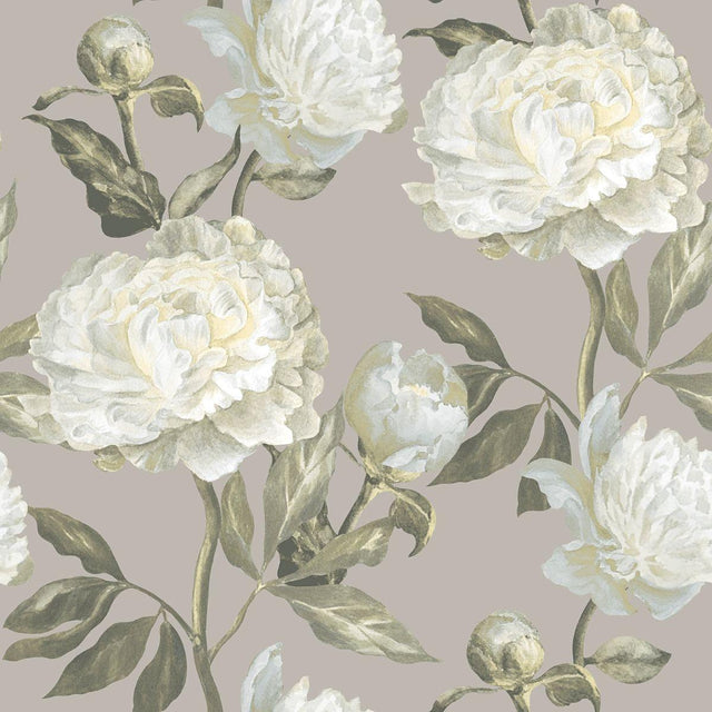 Veer Decor Imperial Bloom White Wallpaper