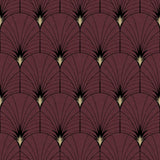 Veer Decor Velvet Cabaret Red Wallpaper