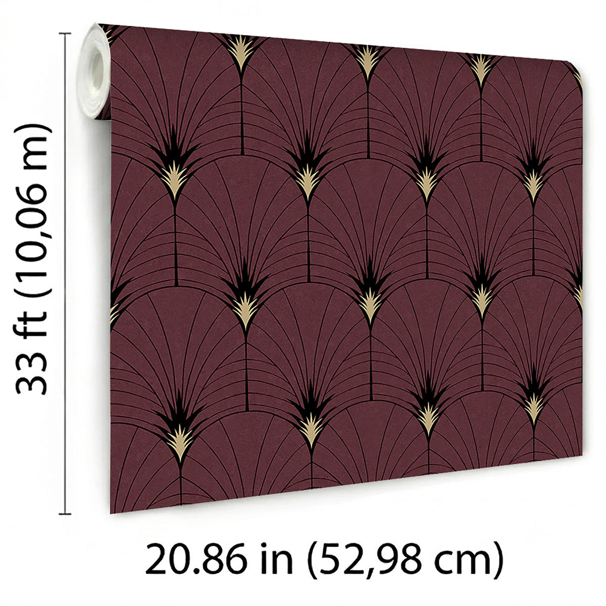 Veer Decor Velvet Cabaret Red Wallpaper