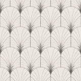 Veer Decor Velvet Cabaret White Wallpaper