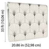 Veer Decor Velvet Cabaret White Wallpaper