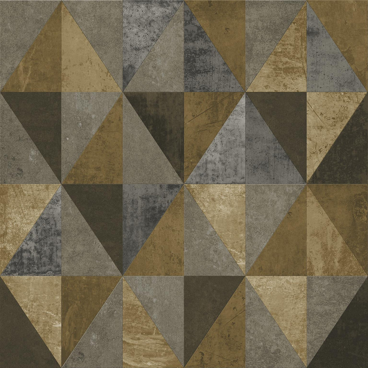 Veer Decor Foundry Harlequin Gold Wallpaper