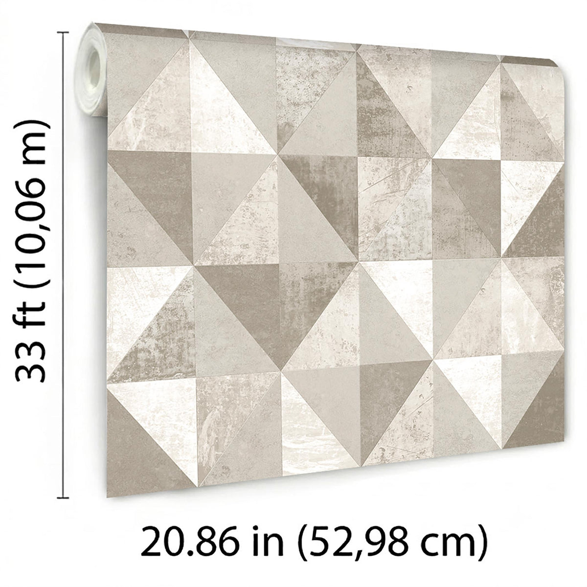 Veer Decor Foundry Harlequin Silver Wallpaper