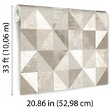 Veer Decor Foundry Harlequin Silver Wallpaper