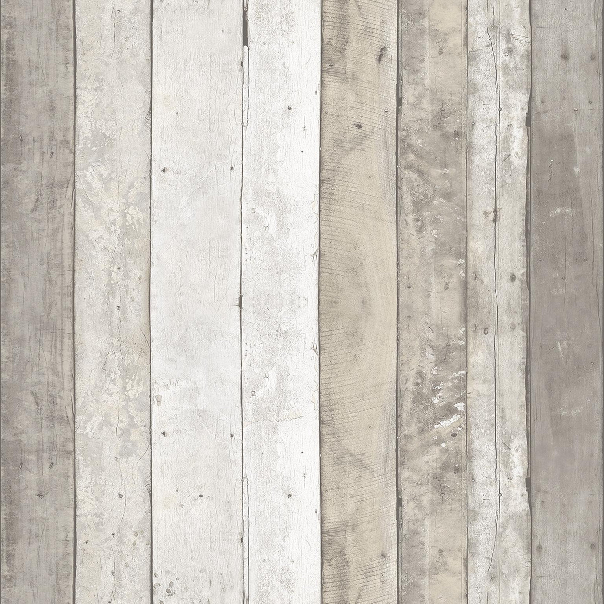 Veer Decor Salvaged Shiplap Cream Wallpaper