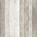 Veer Decor Salvaged Shiplap Cream Wallpaper