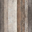 Veer Decor Salvaged Shiplap Brown Wallpaper