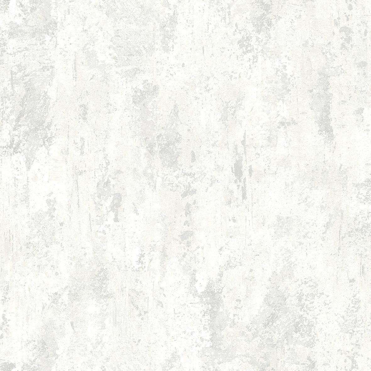 Veer Decor Distressed Patina White Wallpaper