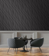 Veer Decor Sahara Strata Black Wallpaper