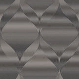 Veer Decor Ogee Moire Taupe Wallpaper