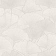 Veer Decor Gingko Petal White Wallpaper