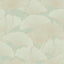 Veer Decor Gingko Petal Green Wallpaper