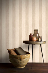 Veer Decor Fresco Stripe Beige Wallpaper