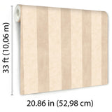 Veer Decor Fresco Stripe Beige Wallpaper