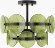 Surya Nerida MVND-003 14"L x 14"W x 12"H Ceiling Lighting
