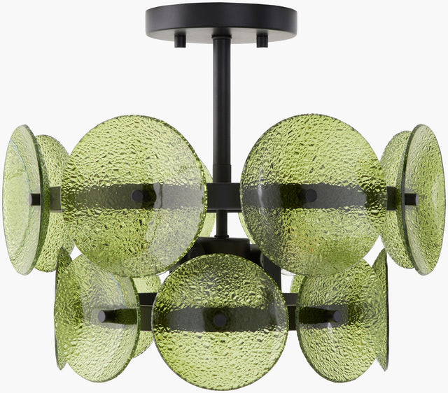 Surya Nerida MVND-003 14"L x 14"W x 12"H Ceiling Lighting
