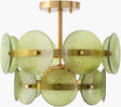 Surya Nerida MVND-004 14"L x 14"W x 12"H Ceiling Lighting