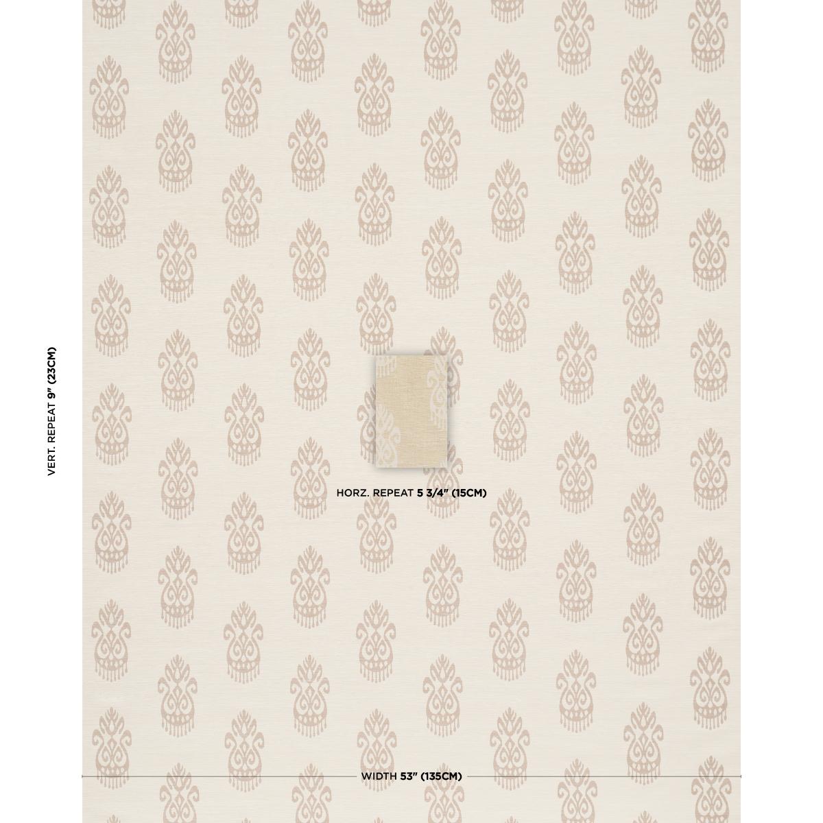 Schumacher Alexandria Silk Ikat Java Fabric