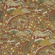 Schumacher Ranthambore Garden Handprint Spice Wallpaper