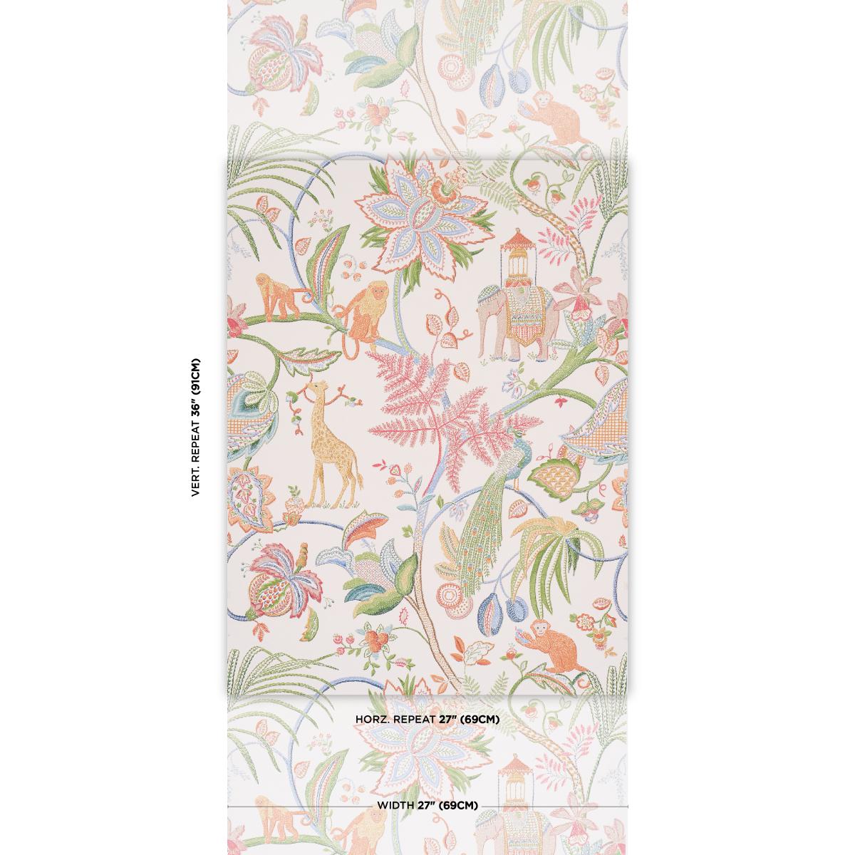 Schumacher Animal Kingdom Multi Wallpaper