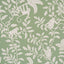 Schumacher Monkey Madness Silhouette Handprint Green Wallpaper