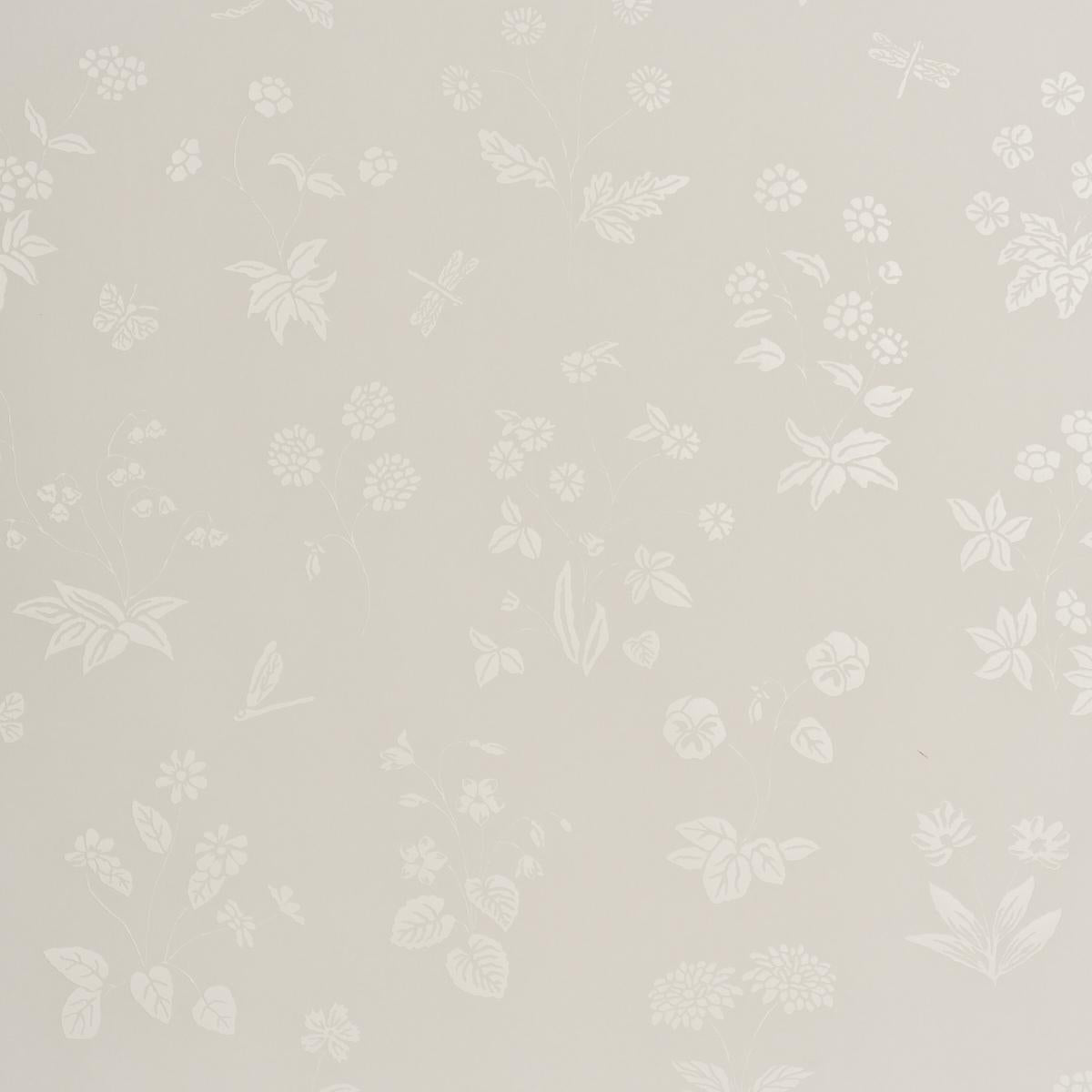 Schumacher Seraphina Textured Wallcovering Bone Wallpaper