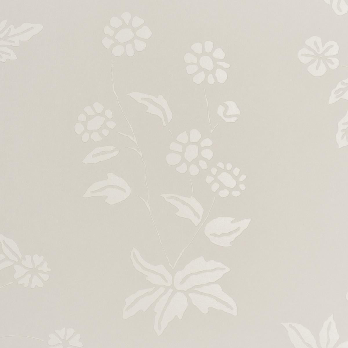Schumacher Seraphina Textured Wallcovering Bone Wallpaper