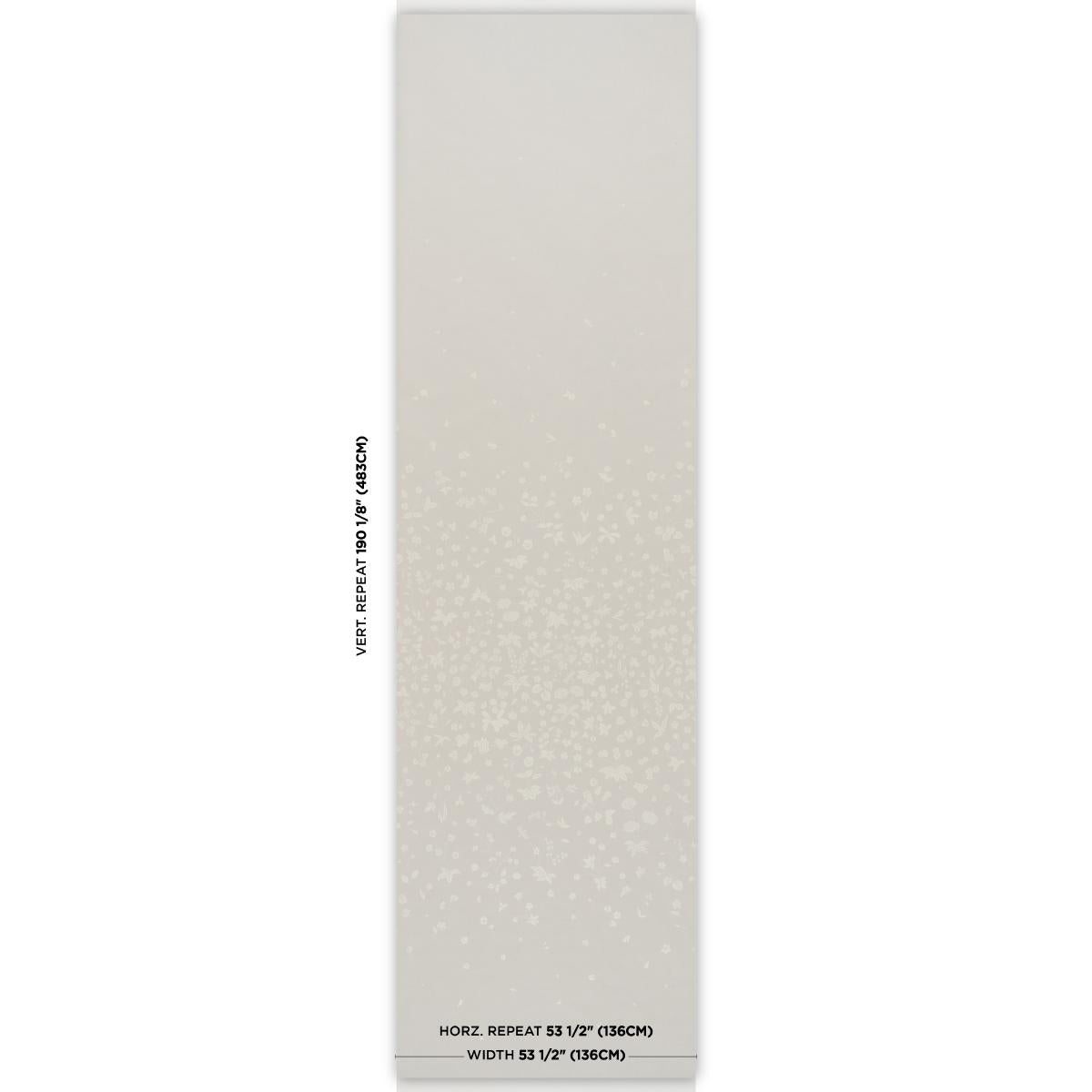 Schumacher Seraphina Textured Wall Panel Bone Wallpaper