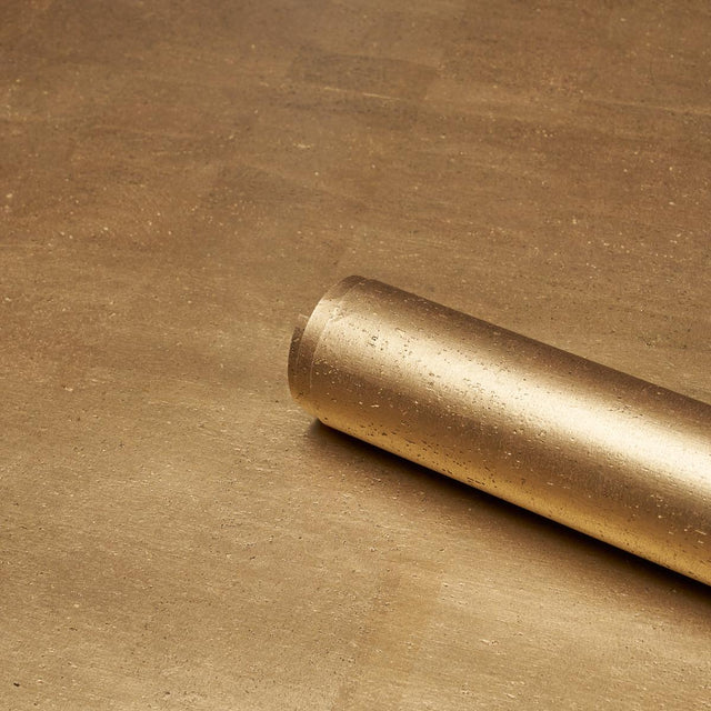 Schumacher Sirocco Cork Gold Wallpaper