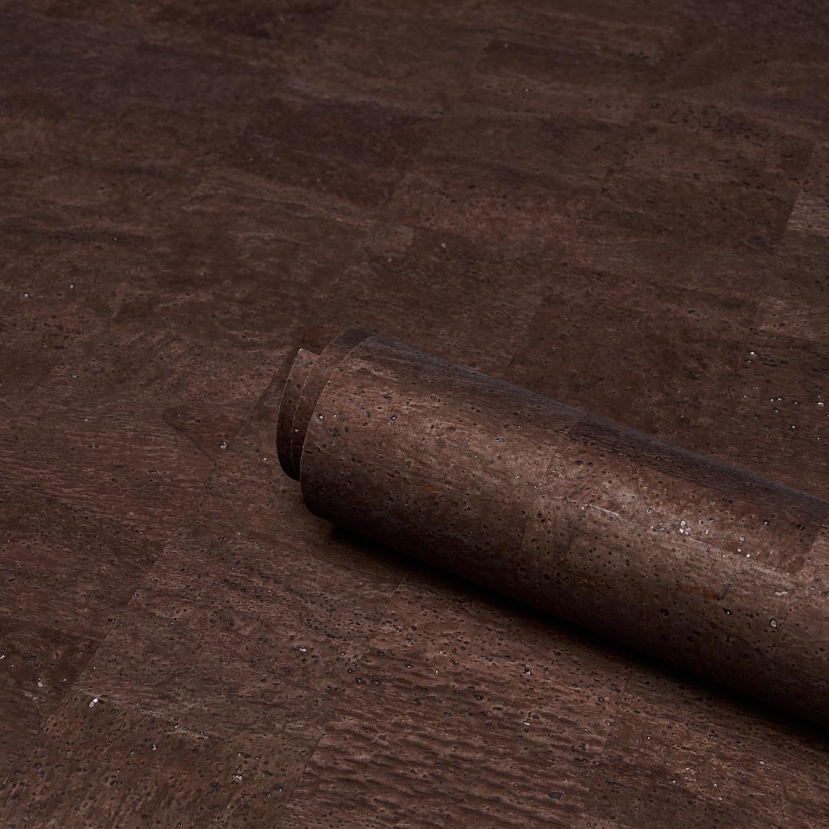 Schumacher Sirocco Cork Umber Wallpaper