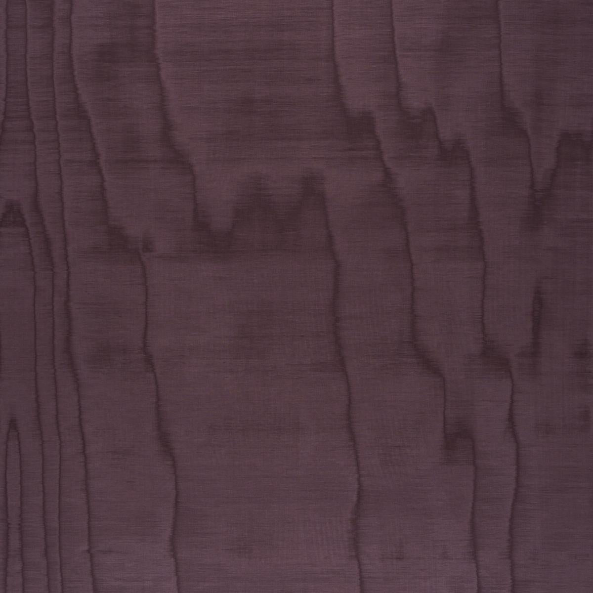 Schumacher Incomparable Moiré Aubergine Fabric