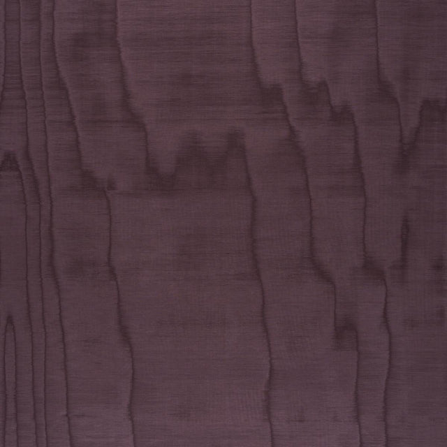 Schumacher Incomparable Moiré Aubergine Fabric