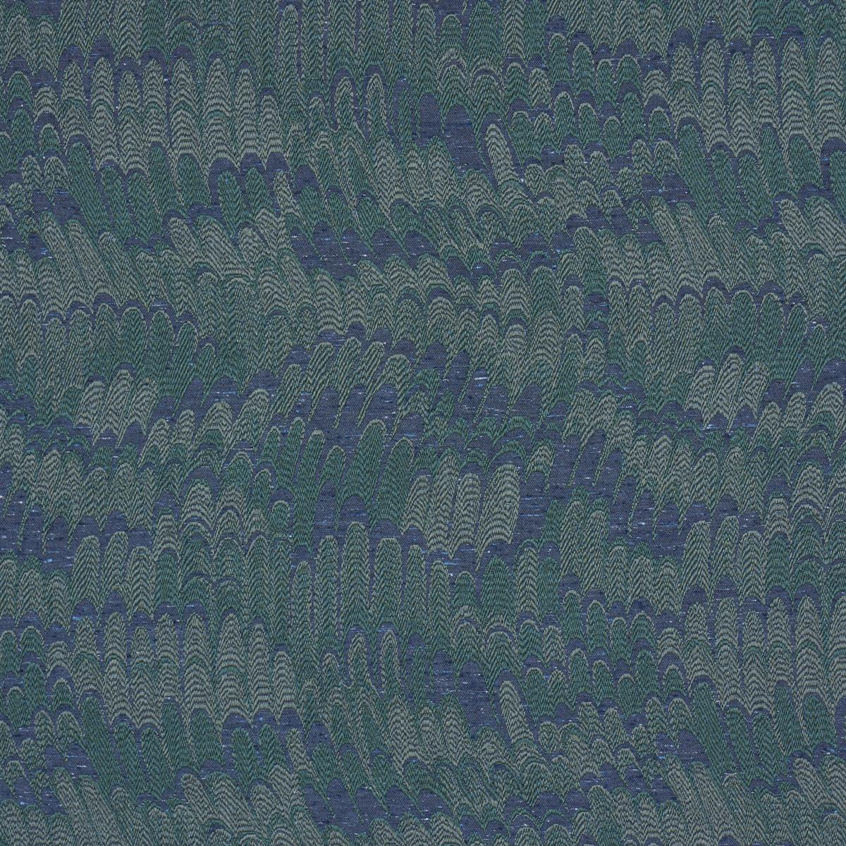 Schumacher Take Flight Peacock Fabric
