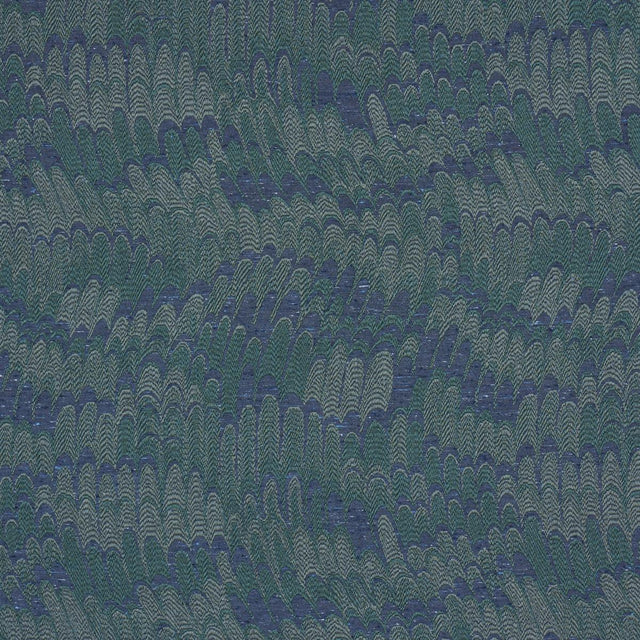 Schumacher Take Flight Peacock Fabric