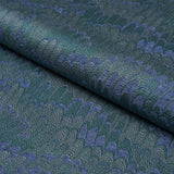 Schumacher Take Flight Peacock Fabric