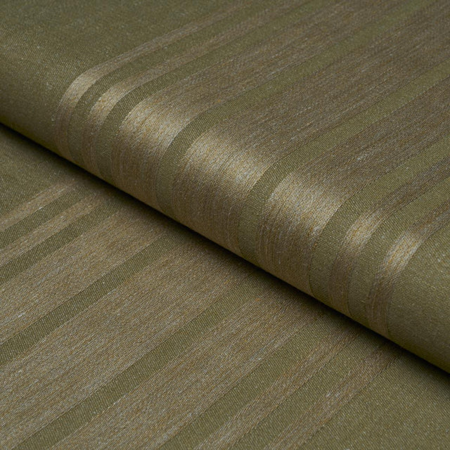 Schumacher Soane Stripe Moss Fabric