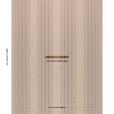 Schumacher Soane Stripe Umber Fabric