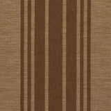 Schumacher Soane Stripe Umber Fabric