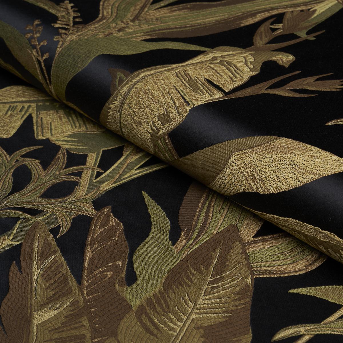 Schumacher Tropicale Onyx Fabric