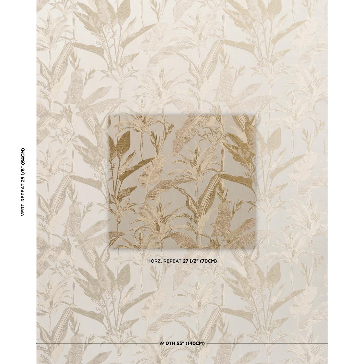 Schumacher Tropicale Pearl Fabric