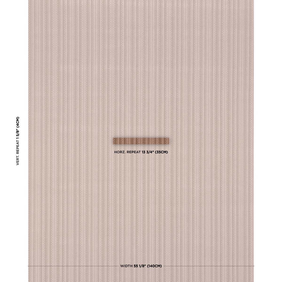 Schumacher Brique-À-Brac Épinglé Blush Fabric