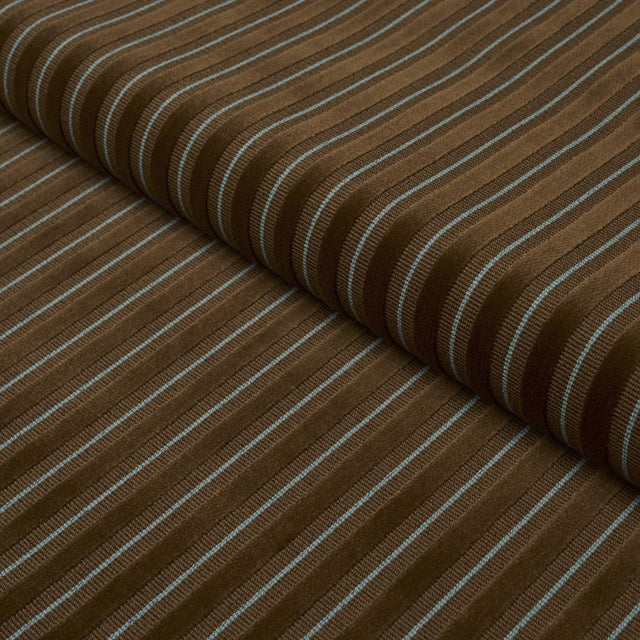 Schumacher Parallel Dream Cut Velvet Suede Fabric
